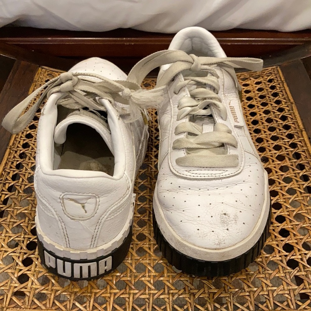 White Puma sneakers